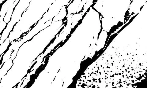 Black grunge vector texture of veins, cracks, stripes. Vector background.. Stock-Illustration