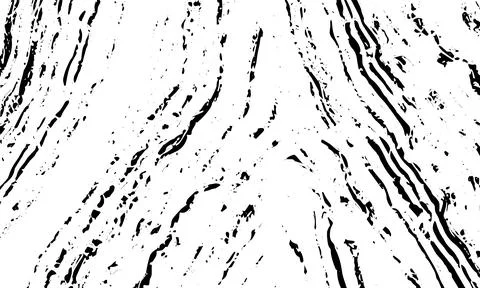 Black grunge vector texture of veins, cracks, stripes. Vector background.. Stock Illustration