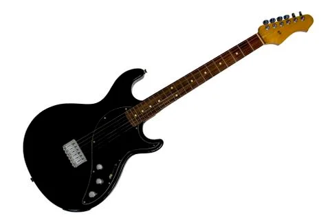 Black guitar Stock Photos