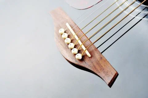 Black guitar Stock Photos