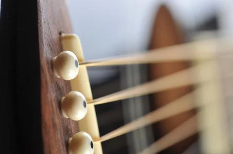 Black guitar Stock Photos
