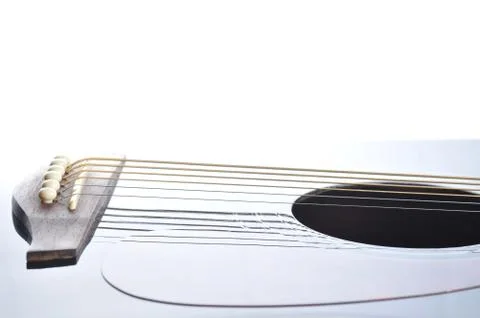 Black guitar Stock Photos