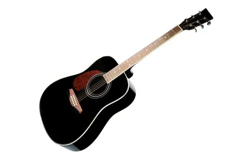 Black guitar Stock Photos