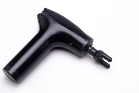 Black Guitar String Winder on White Background, Close-Up View of Musical In.. Stock Photos
