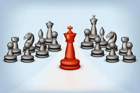 Black half Stock Illustration