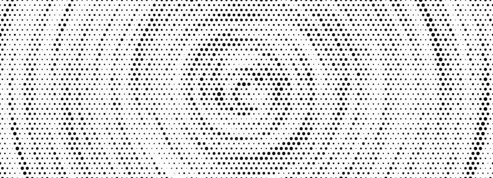 Black halftone concentric circle background. Rippled sound wave ring wallpaper Illustrazione stock