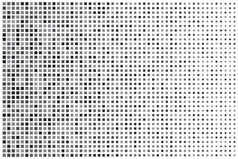 Black halftone dot grain texture pixel pop-art abstract pattern background Stock Illustration