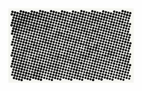Black halftone dots pattern. Seamless monochrome texture vector illustratio.. Stock Illustration