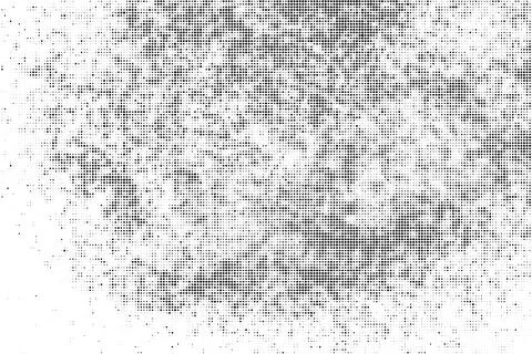 Black Halftone Dotted Backdrop. 库存插图