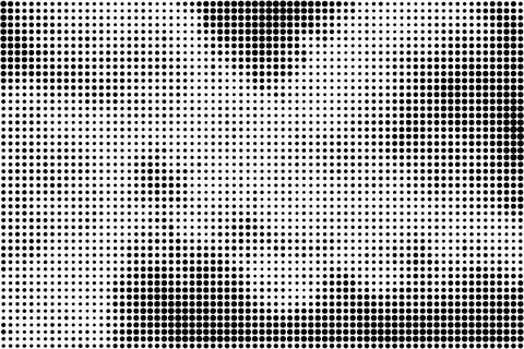 Black Halftone Dotted Backdrop. Stock Illustration