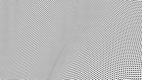 Black halftone pattern, grunge dots background. Vector illustration Illustrazione stock