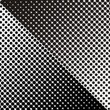 Black halftone texture Illustration