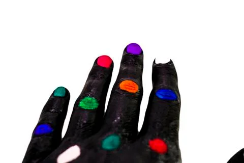 Black hand Stock Photos