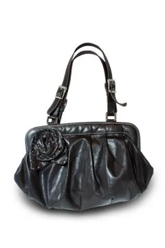 Black handbag Foto stock