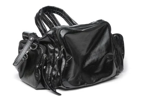 Black handbag. Stock Photos