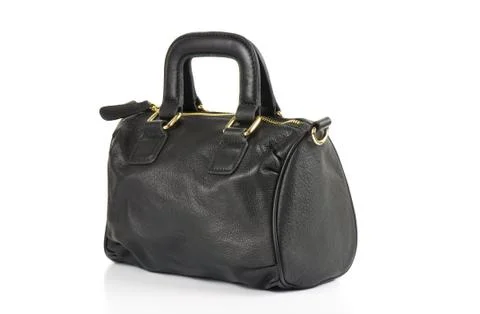 Black handbag Foto stock