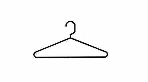 Black Hanger Stock Illustration