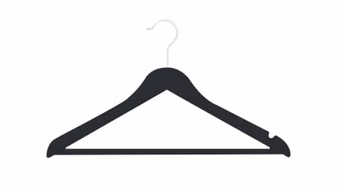 Black Hanger Stock Illustration