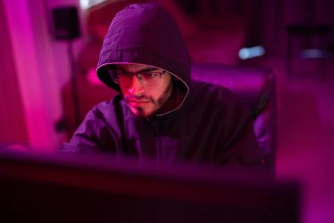 Black Hat Hacker 写真素材