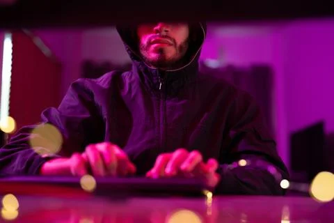 Black Hat Hacker Stock Photos