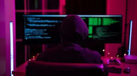 Black Hat Hacker Stock Photos