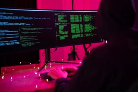 Black Hat Hacker Stock Photos