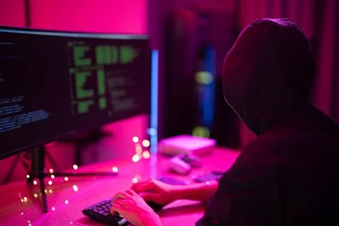 Black Hat Hacker Stock Photos
