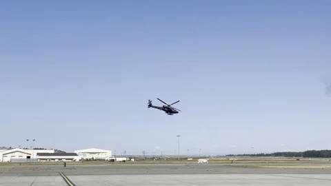Black Hawk Ariel Demonstration 스톡 동영상 280460477