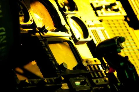 Black Hawk Cockpit Stock Photos