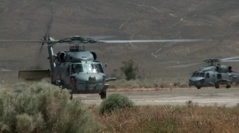 Black Hawk, UH-60 Helicopter Stock Footage 7749042