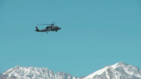 Black Hawk, UH-60 Helicopter Stock Footage 7749096