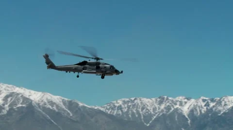 Black Hawk, UH-60 Helicopter Stock Footage 7749163