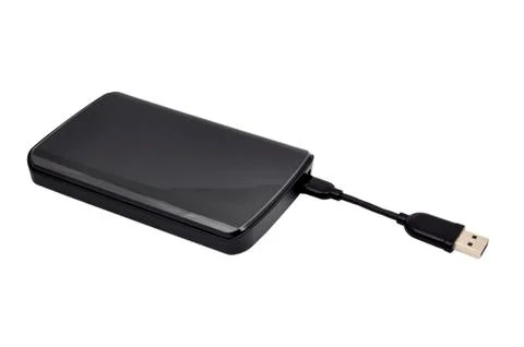 Black hdd Foto stock
