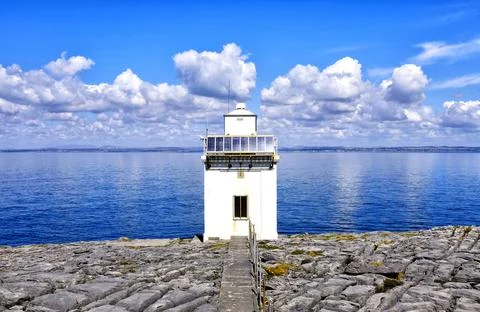 Black Head Lighthouse Stock Photos