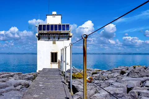 Black Head Lighthouse Stock Photos