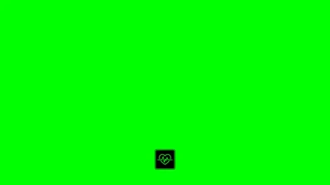 Black heart pulse icon animation Stock Footage 344565486
