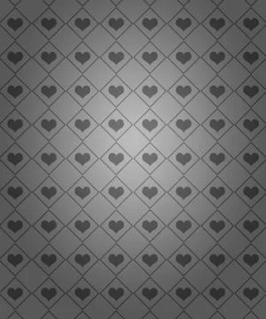 Black hearts Stock Illustration