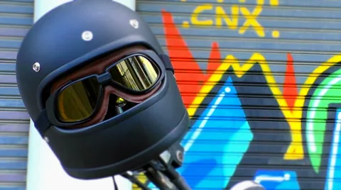 Black Helmet Stock Footage 66458058