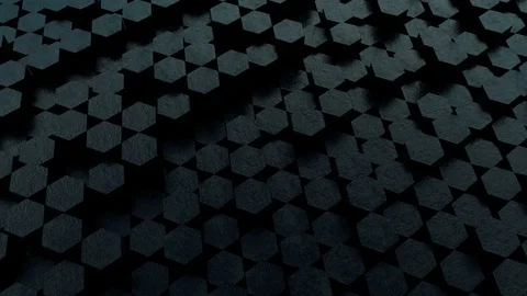 Black Hex Loop 3 Stock Footage 101968973