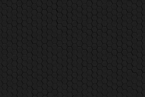Black hexagon Stock Illustration