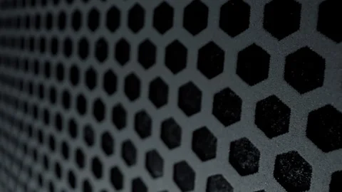 Black hexagonal honeycomb background. Stock Footage 242782094