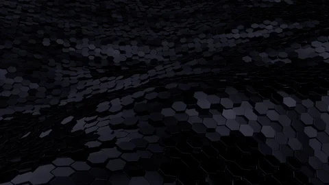 Black hexagons clip 動画素材 102447444