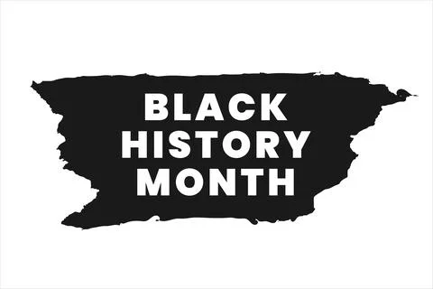 Black history month text background with ripped paper Stock Illustration