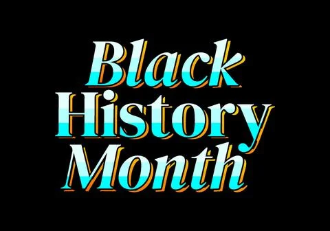 Black history month, text effect Stock Illustration