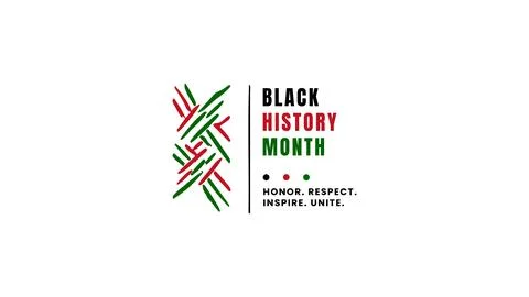 Black History Month Unity Theme Design Stock Illustration