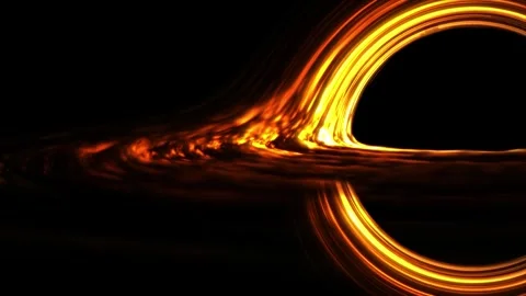 Black Hole Accretion Disk Science VFX Loop 库存影片 333629354