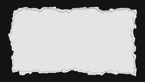 Black hole composition in paper with torn edges and soft shadow is on squared Stock Illustration