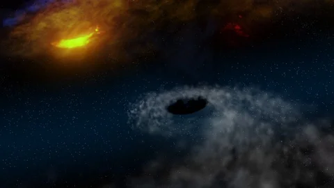 Black hole Stock Footage 87723971