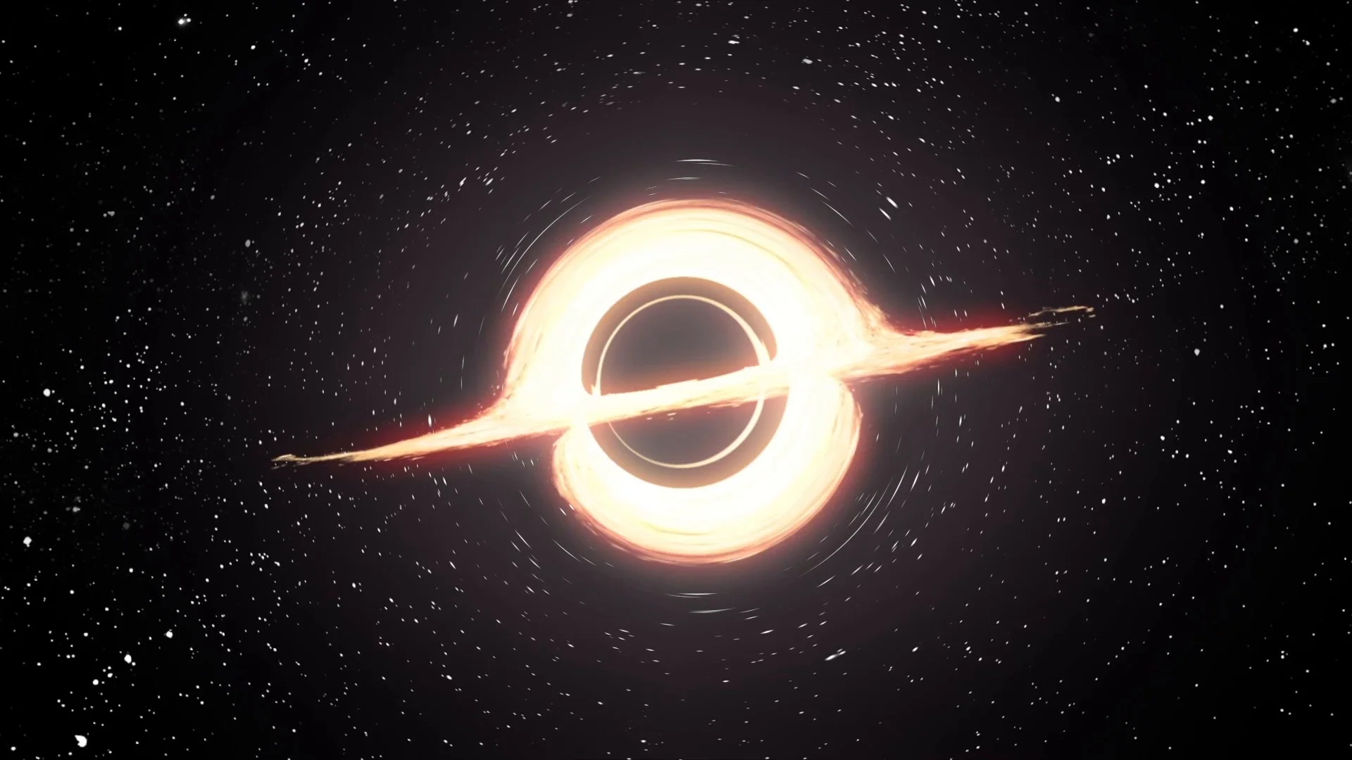 Black Hole Garagantua Interstellar Animated Background Hi Res