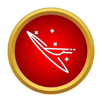 Black hole icon in outer space Stock Illustration